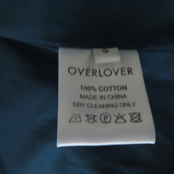 Overlover Jackets Rosebud Jacket in Ikat Blue sz S - Picture 5 of 5